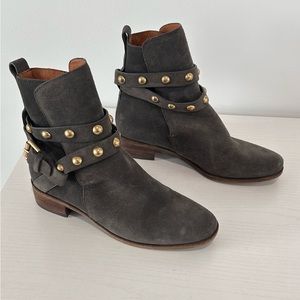 See by Chloe grey suede bootie